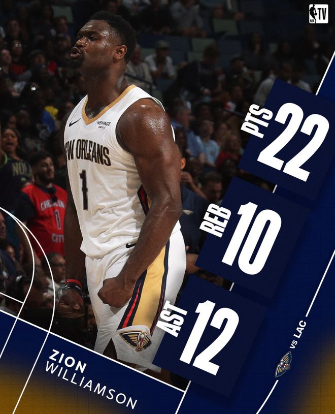 快船轻取浙江队，锡安关键制胜